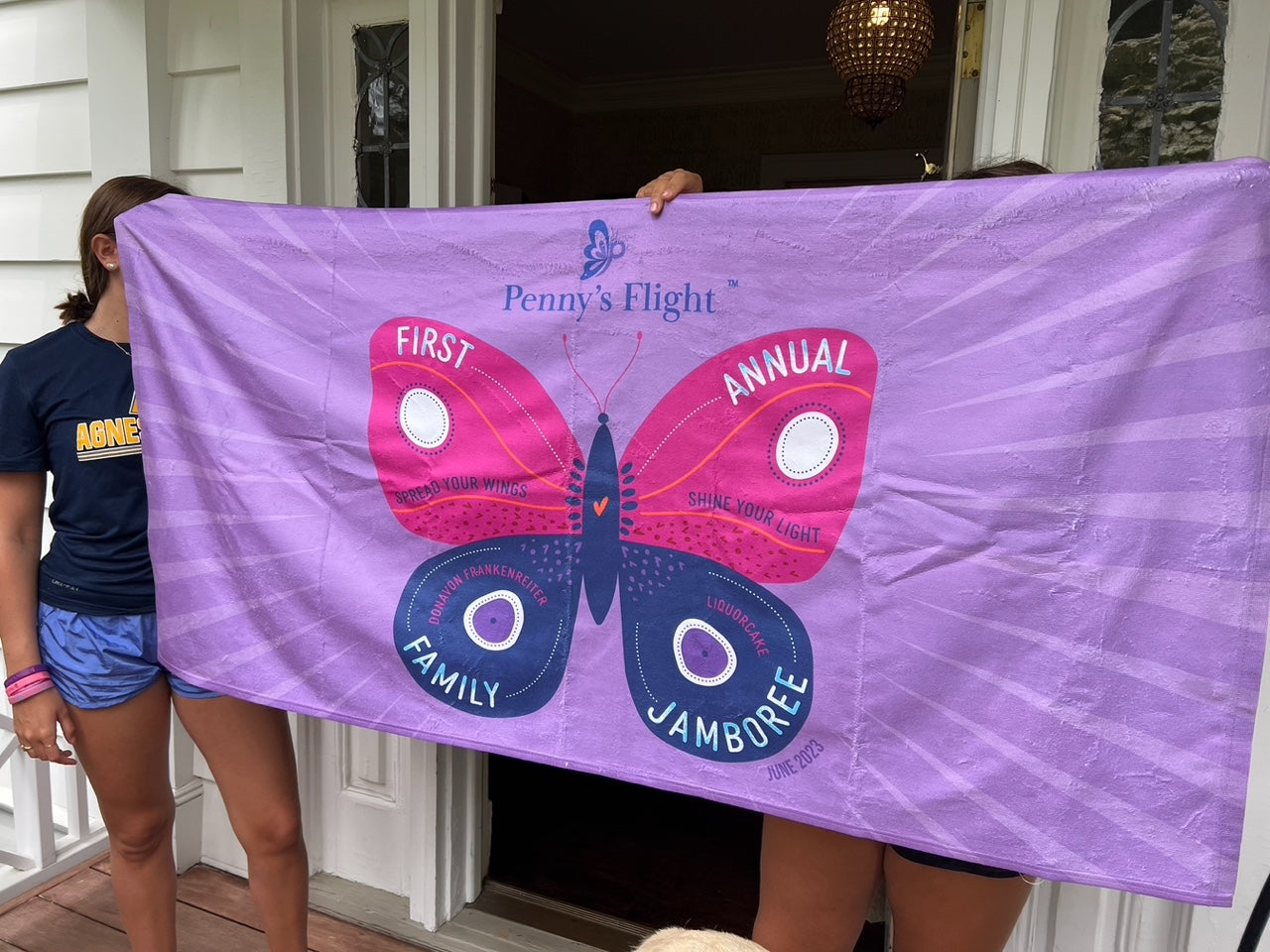 Penny's Flight Beach Towel