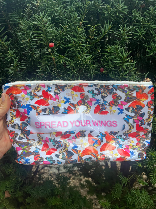 SPREAD YOUR WINGS Makeup Bag