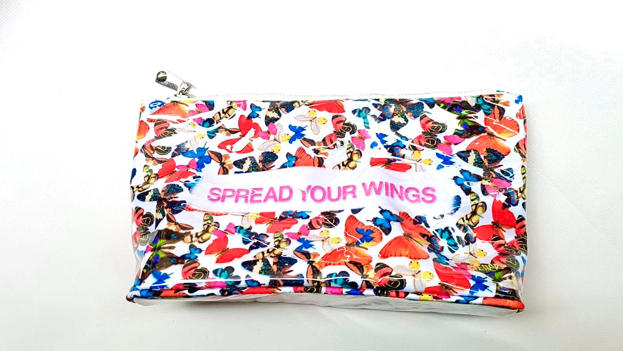 SPREAD YOUR WINGS Makeup Bag
