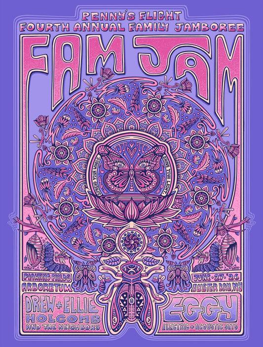 Fam Jam '26 Some Saxy Art Poster